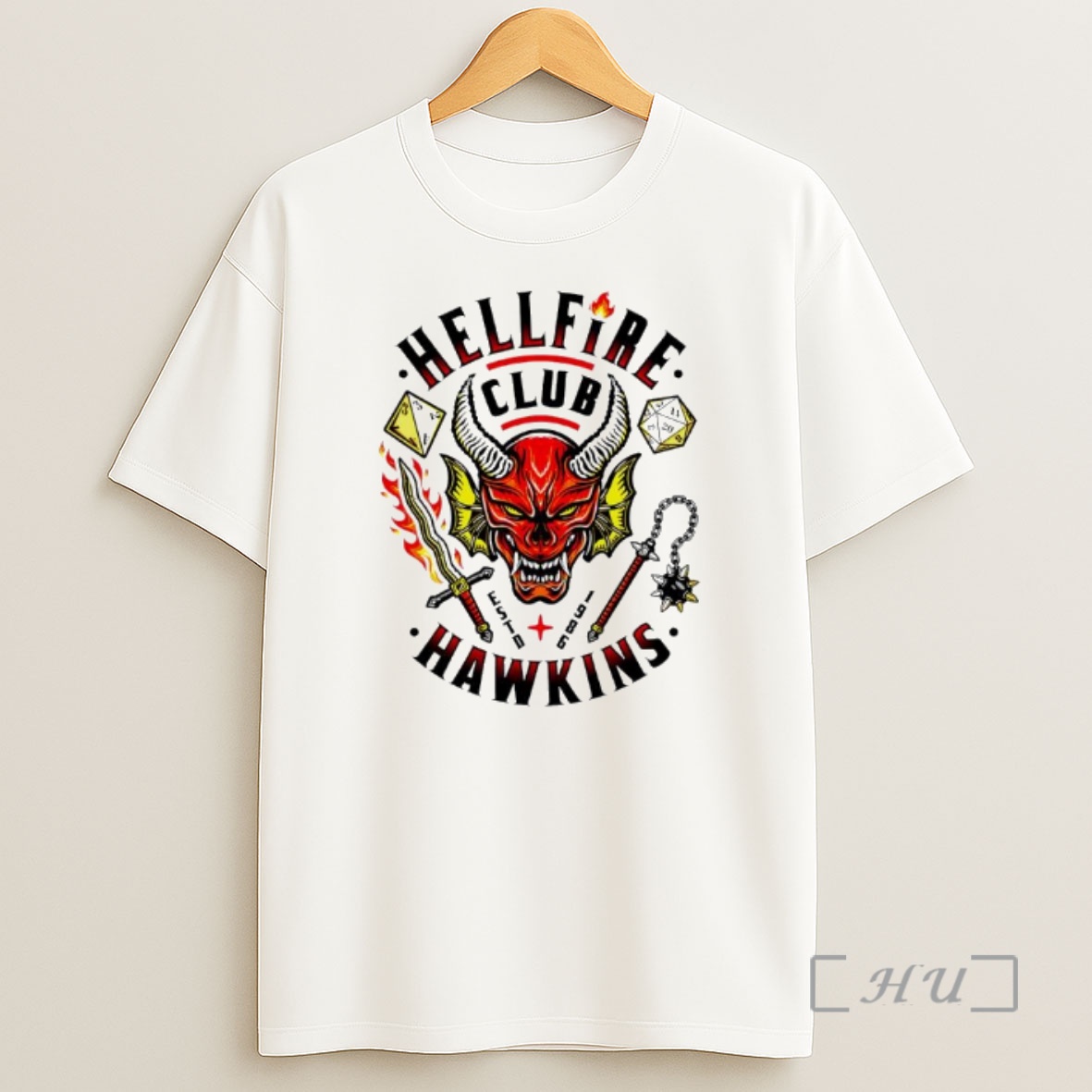 Officials Stranger Things Hellfire Club Hawkins Logo Shirt Sweatshirt Tee