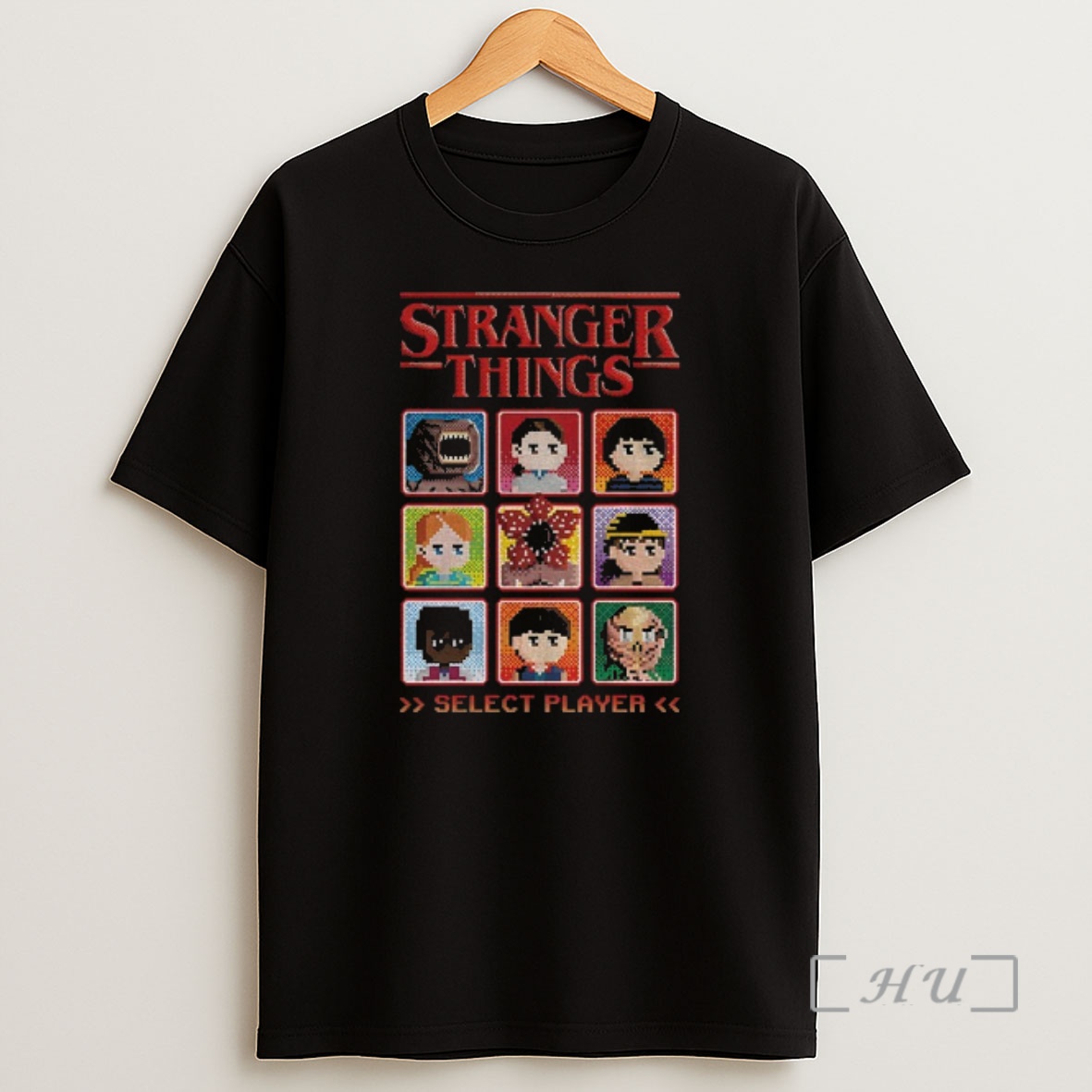 Officials Stranger Things Choose Your Character Select Player Cartoon Premium Shirt Sweatshirt Tee