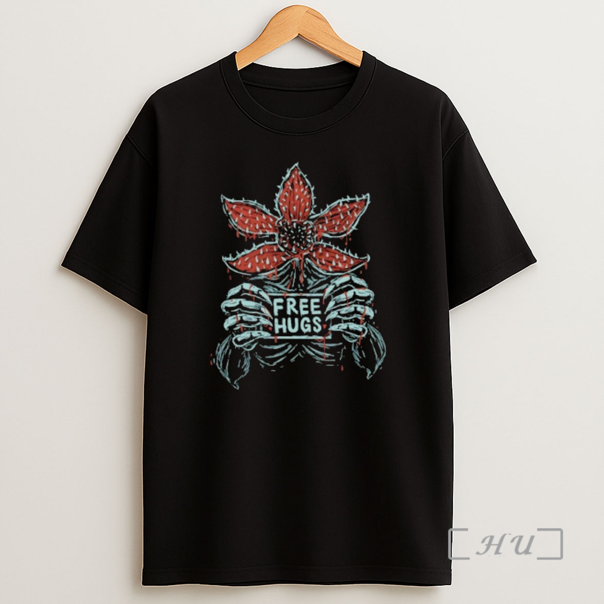 Officials Stranger Things Free Demogorgon Hugs Free Hugs Shirt Sweatshirt Tee