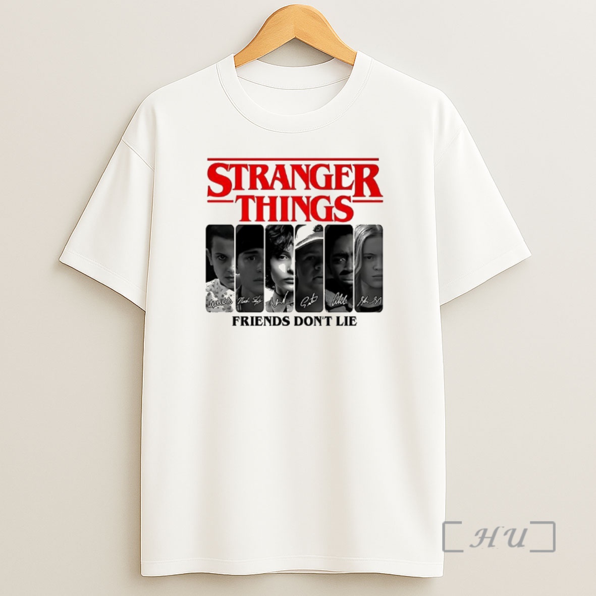 Officials Stranger Things Friends Dont Lie Signature Premium Shirt Sweatshirt Tee