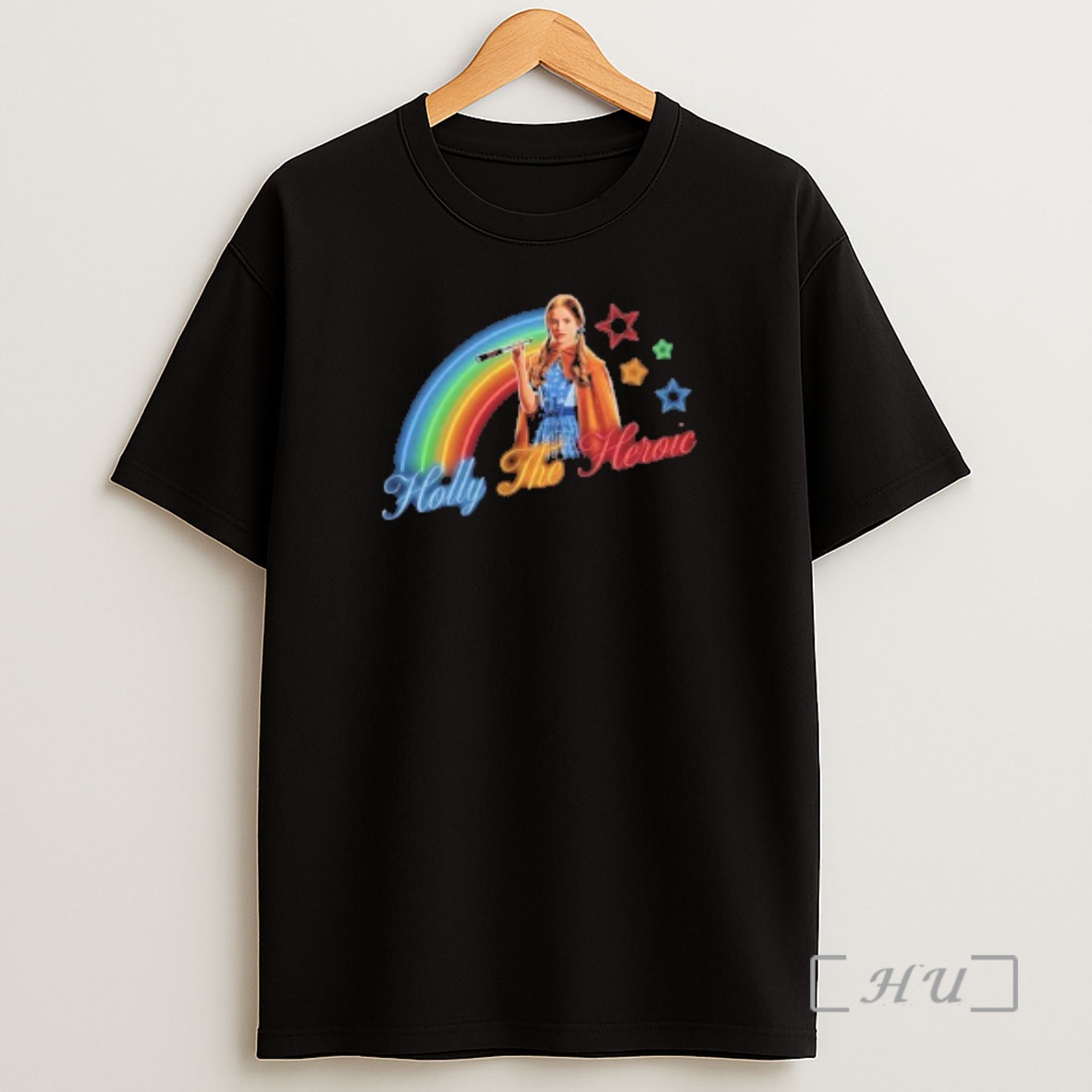 Officials Stranger Things Holly The Heroic Rainbow Shirt Sweatshirt Tee
