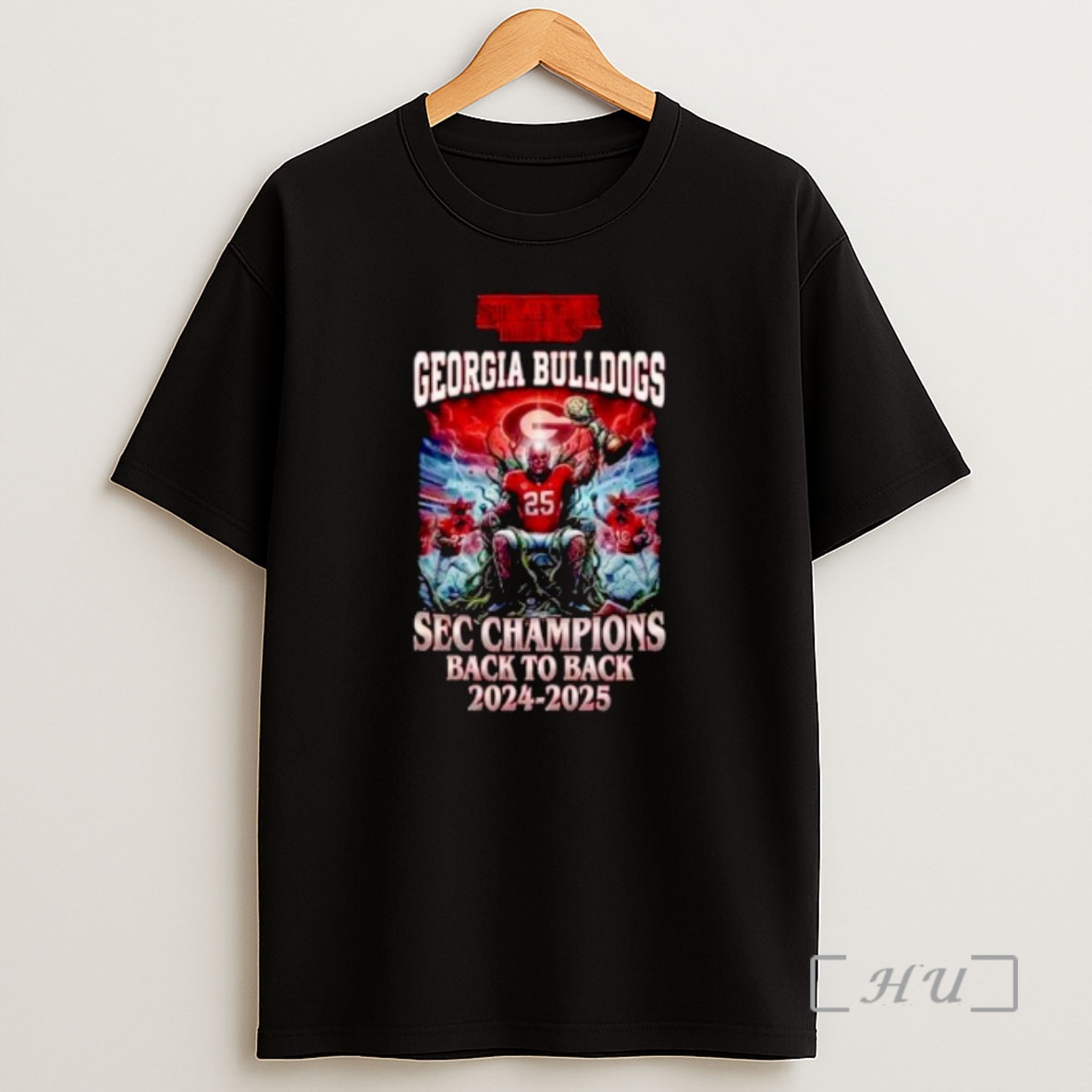 Officials Stranger Things X Georgia Bulldogs Is Sec Championship Back To Back 2024 2025 Winner Ornaments Shirt Sweatshirt Tee