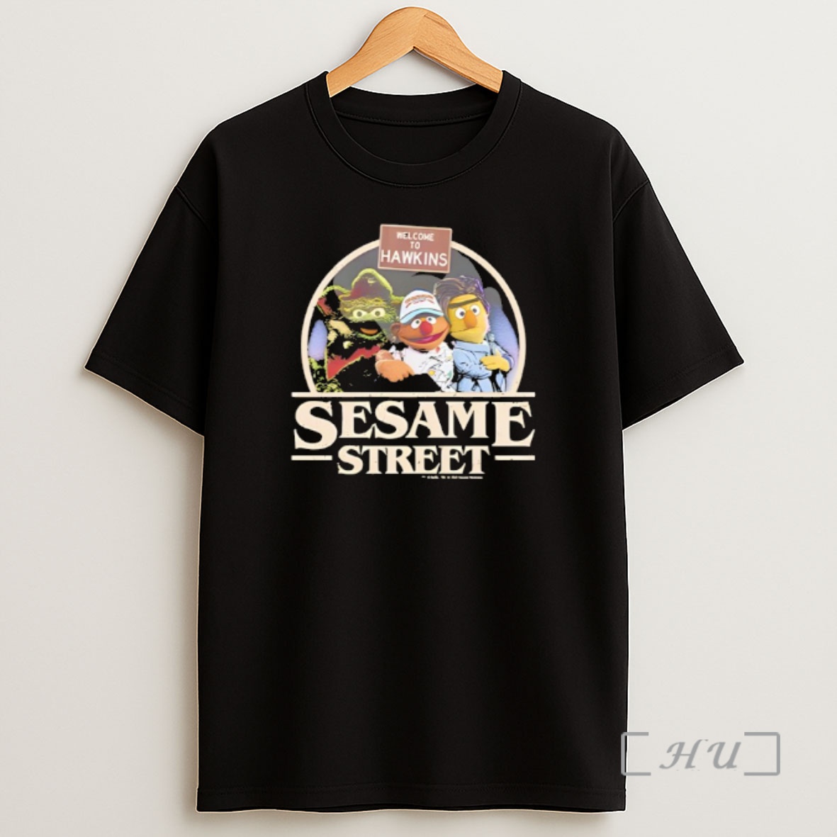 Officials Stranger Things X Sesame Street Welcome To Hawkins Shirt Sweatshirt Tee