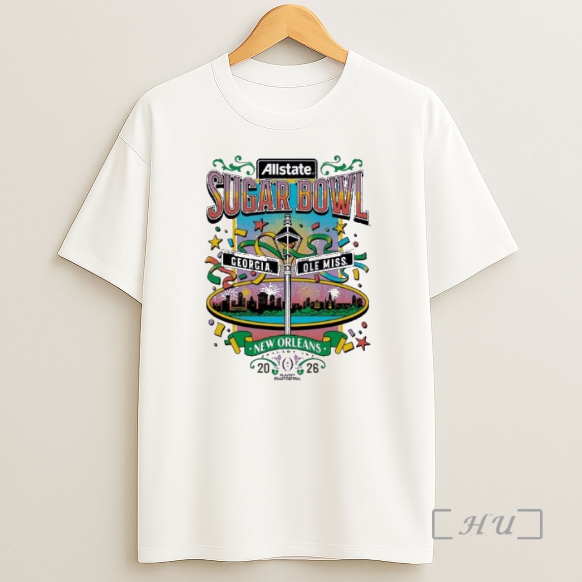 Officials Sugar Bowl Bourbon Street Georgia Vs Ole Miss Shirt Sweatshirt Tee