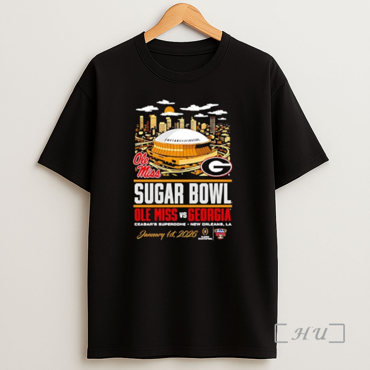 Officials Sugar Bowl Ole Miss Vs Georgia Head To Head Stadium Shirt Sweatshirt Tee