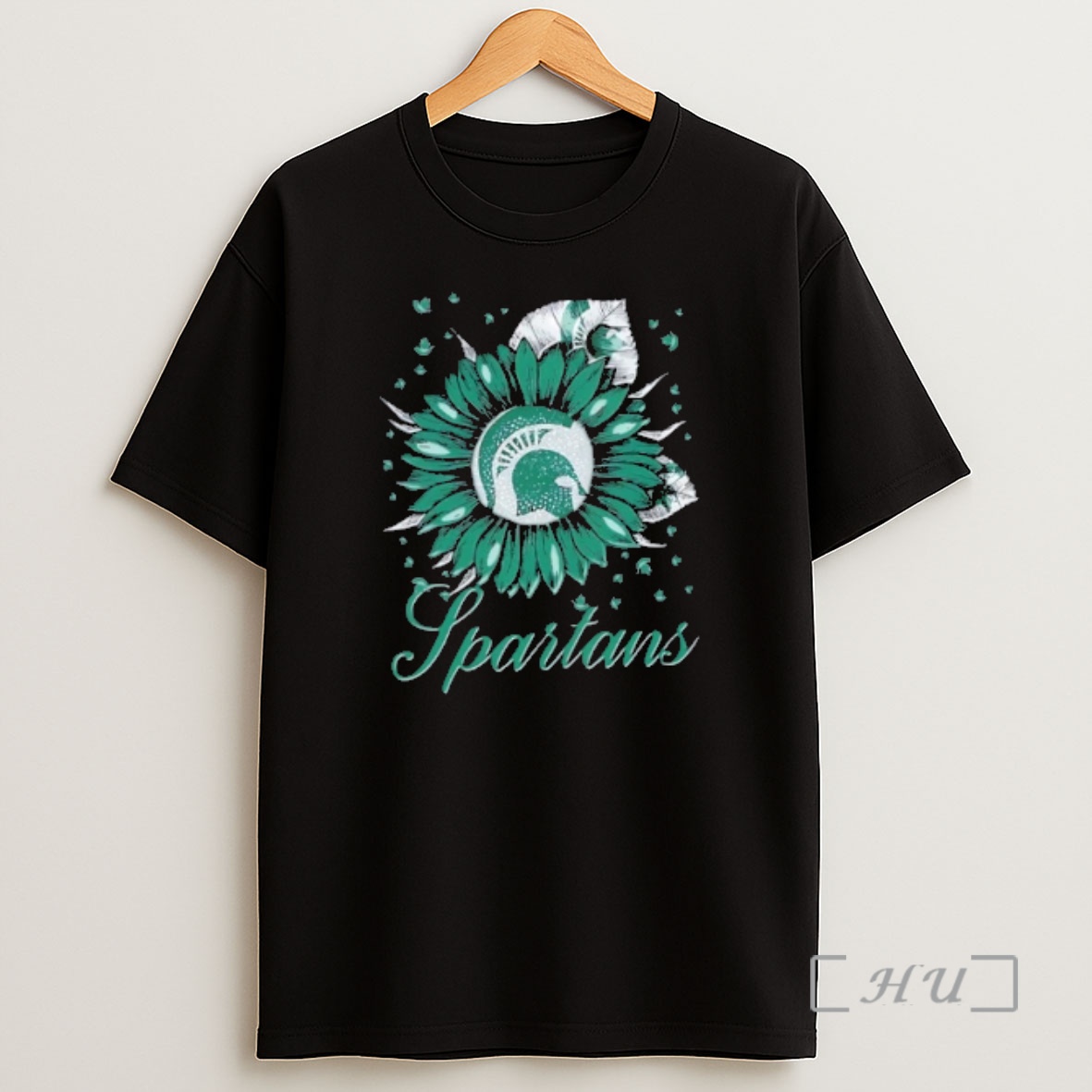 Officials Sunflower X Michigan State Spartans Football Logo Premium Shirt Sweatshirt Tee