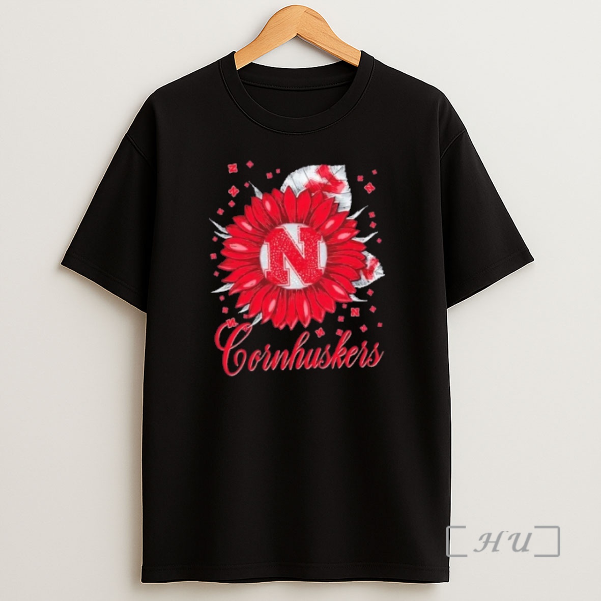 Officials Sunflower X Nebraska Cornhuskers Football Logo Premium Shirt Sweatshirt Tee