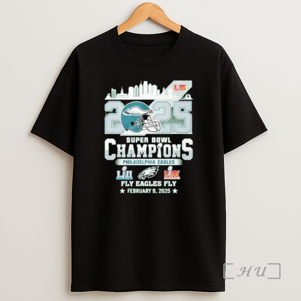 Officials Super Bowl 2025 Fly Eagles Fly Champions Lix Shirt Sweatshirt Tee