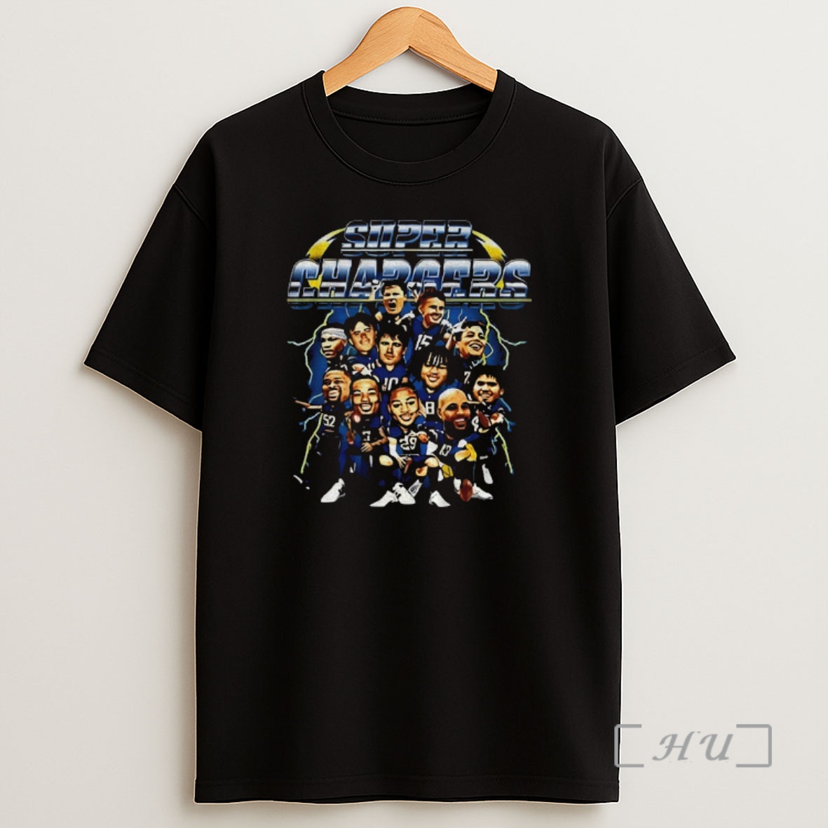 Officials Superchargers Los Angeles Chargers Football All Team Cartoon Shirt Sweatshirt Tee