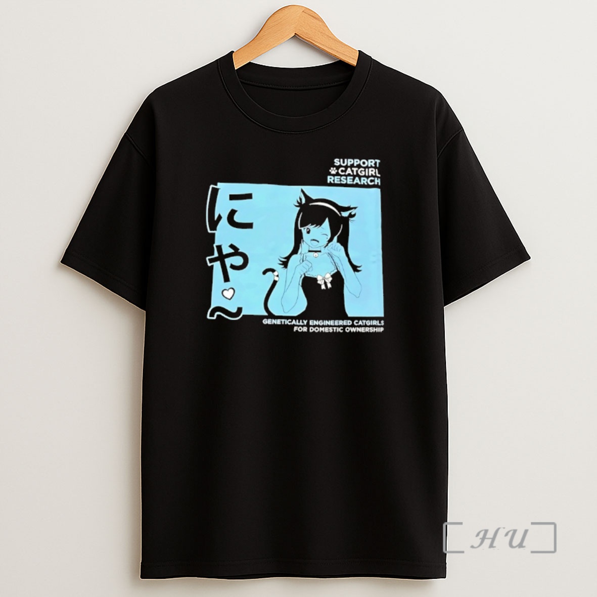 Officials Support Catgirl Research Anime Shirt Sweatshirt Tee