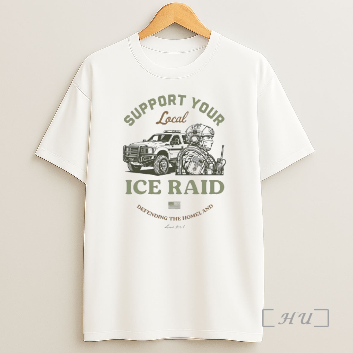 Officials Support Your Local Ice Raid Defending The Homeland Since 2003 U S Premium Shirt Sweatshirt Tee
