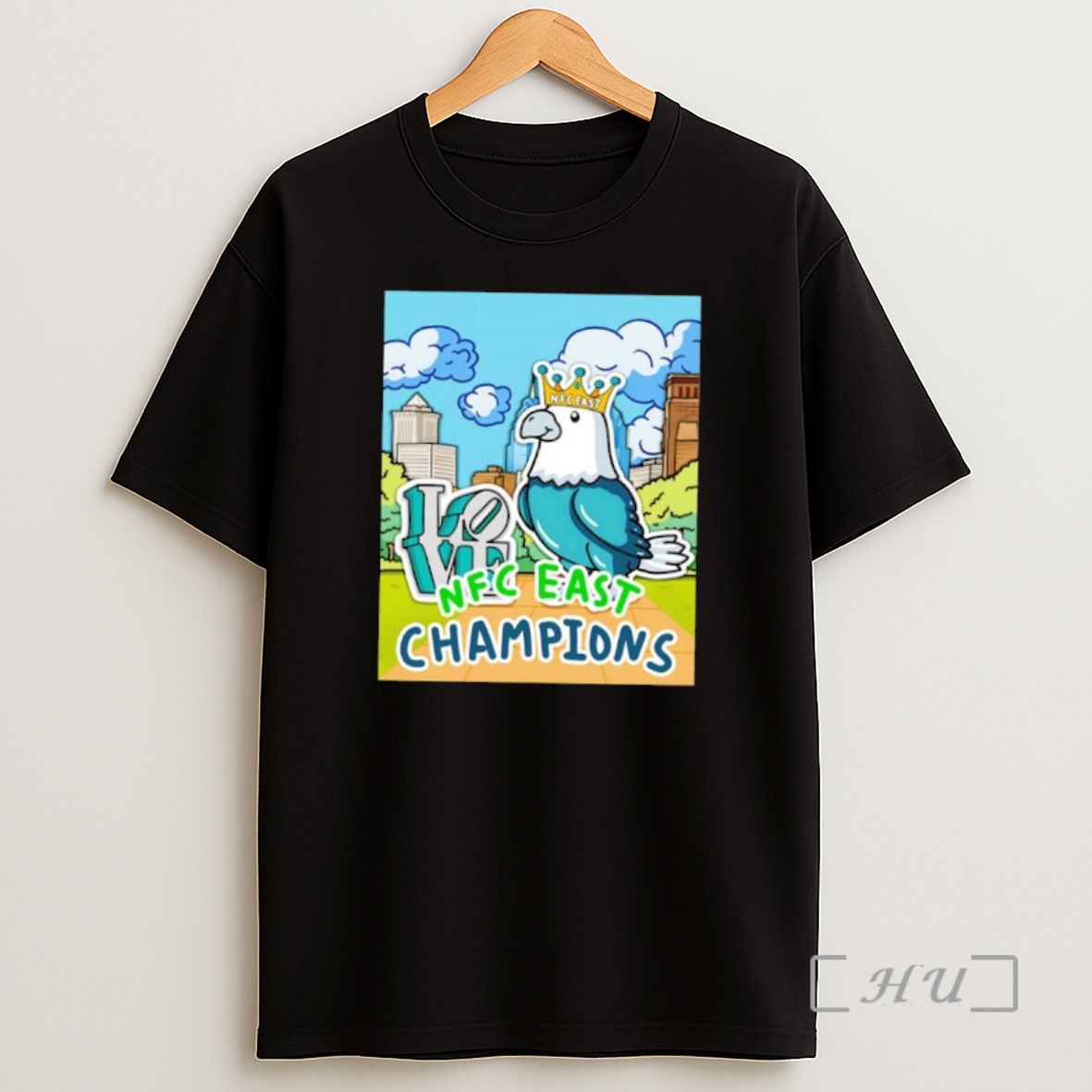 Officials Swoop Philadelphia Eagles Nfc East Champions Cartoon Shirt Sweatshirt Tee