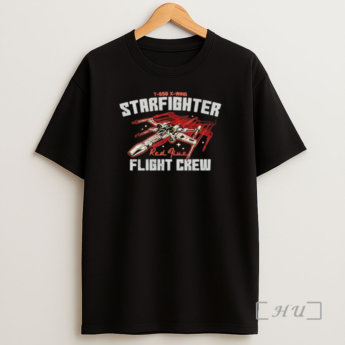 Officials T 65b X Wing Starfighter Red Five Flight Crew Shirt Sweatshirt Tee