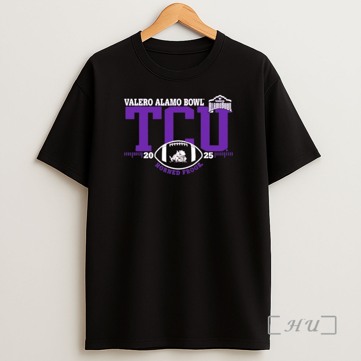 Officials Tcu Horned Frogs 2025 Valero Alamo Bowl Logo Shirt Sweatshirt Tee