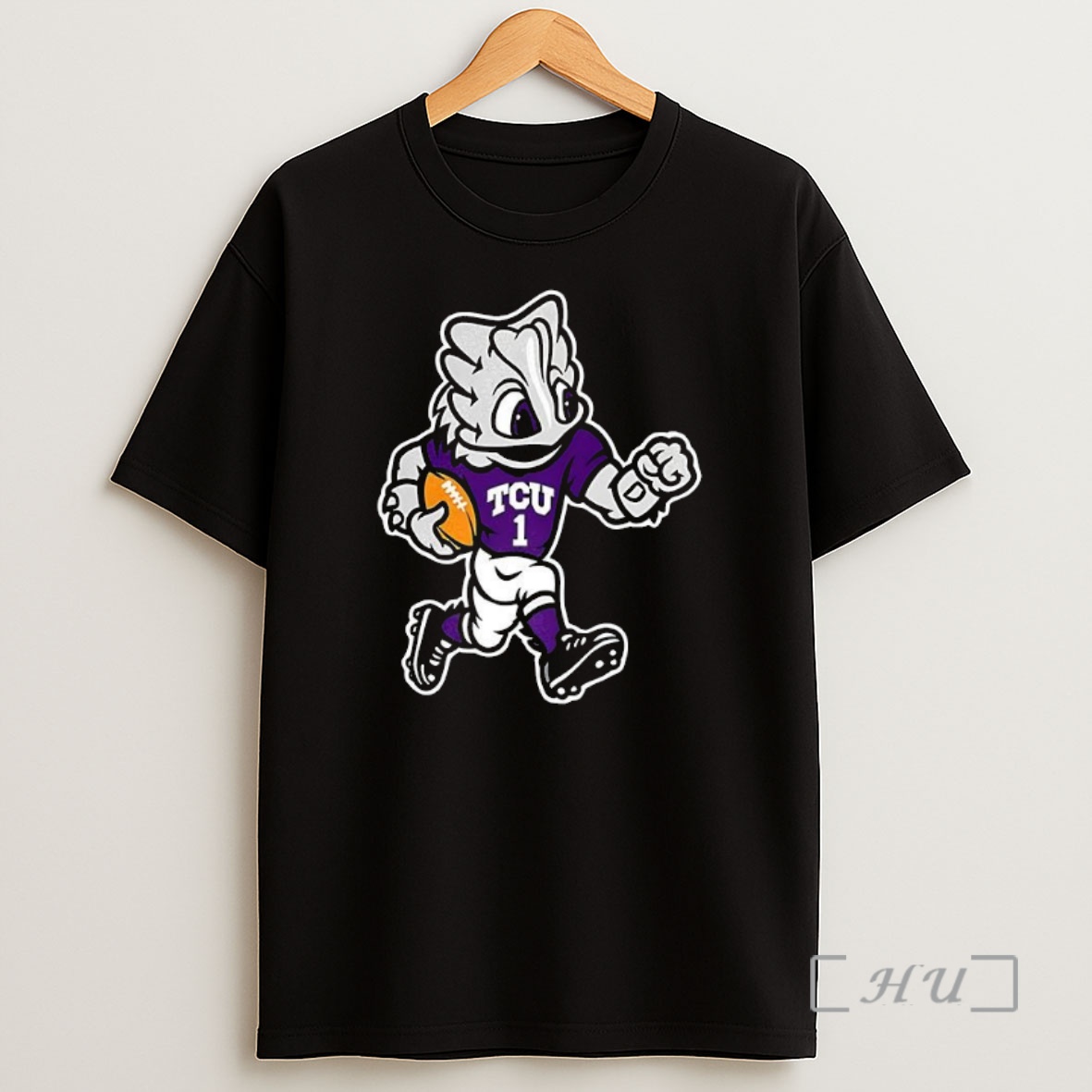 Officials Tcu Horned Frogs Football Superfrog Running Mascot Premium Shirt Sweatshirt Tee