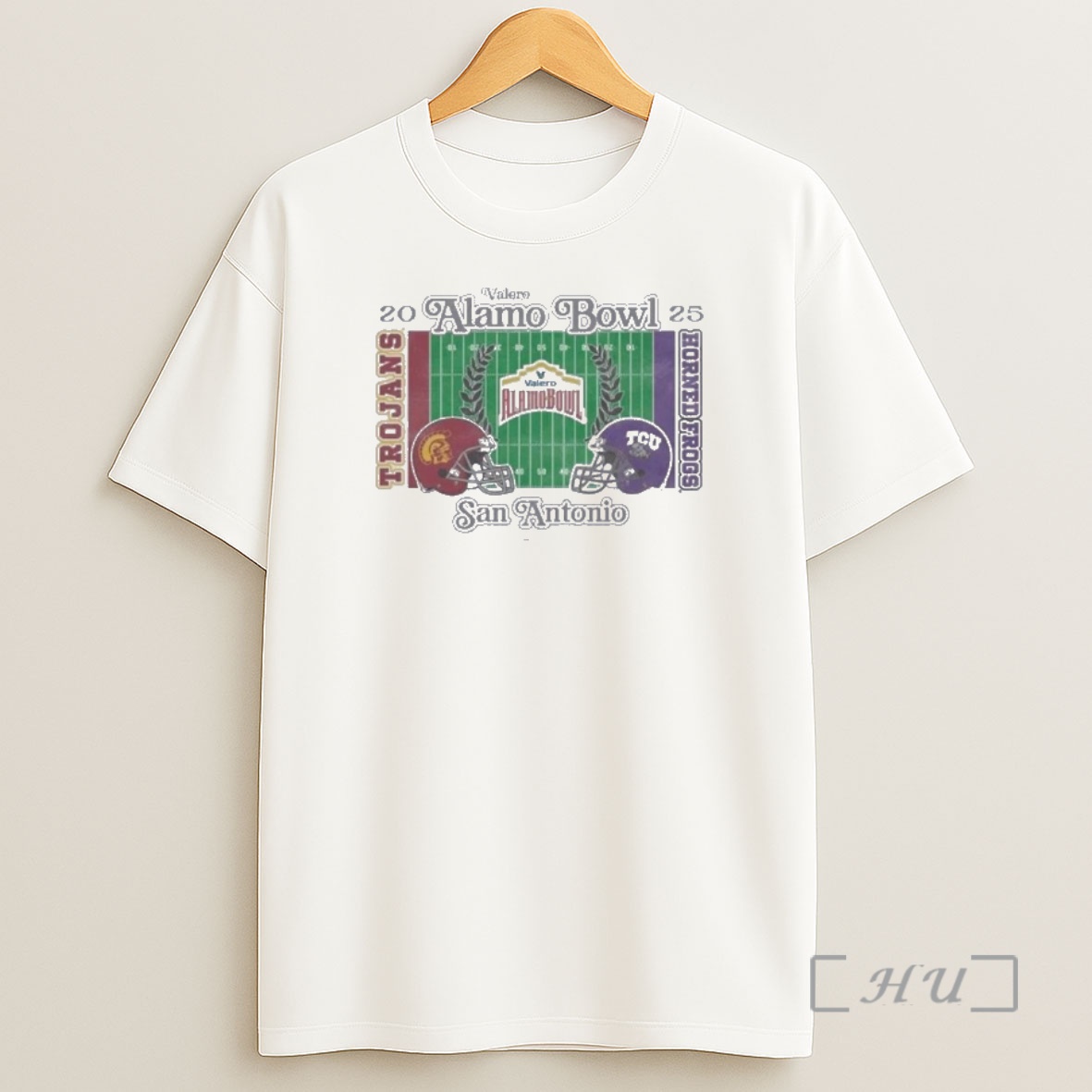 Officials Tcu Horned Frogs Vs Usc Trojans 2025 Valero Alamo Bowl Head To Head San Antonio Shirt Sweatshirt Tee