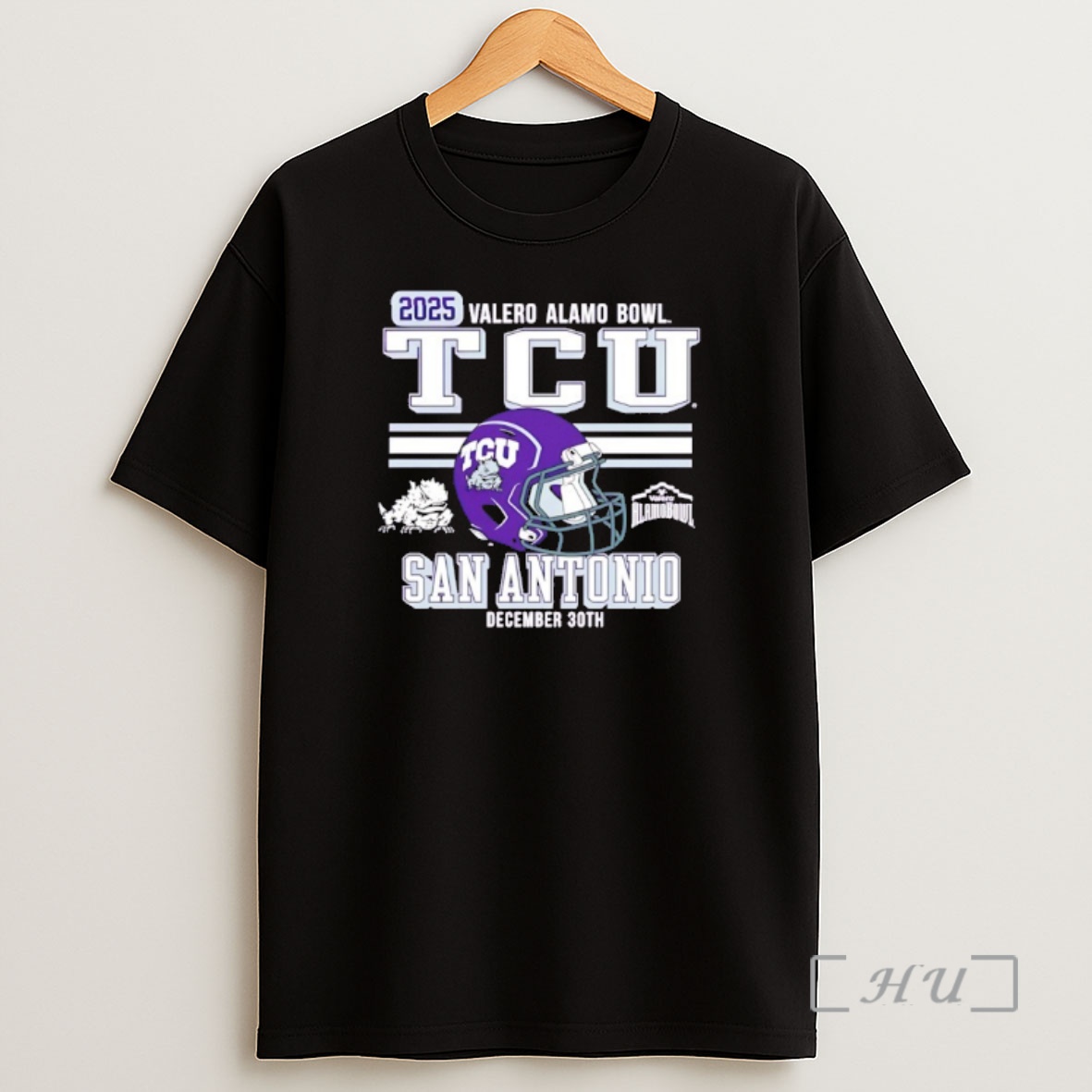 Officials Tcu San Antonio 2025 Alamo Bowl Bound Helmet Shirt Sweatshirt Tee