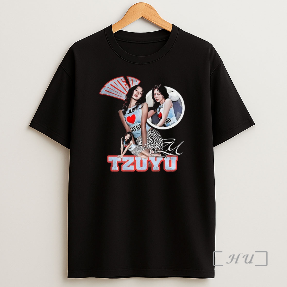 Officials Twice Tzuyu Devi In Signature Graphic Vintage Music Lover Premium Shirt Sweatshirt Tee