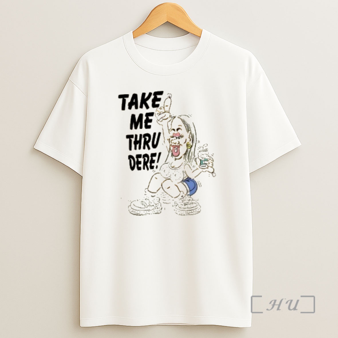 Officials Take Me Thru Dere Caricature Premium Shirt Sweatshirt Tee