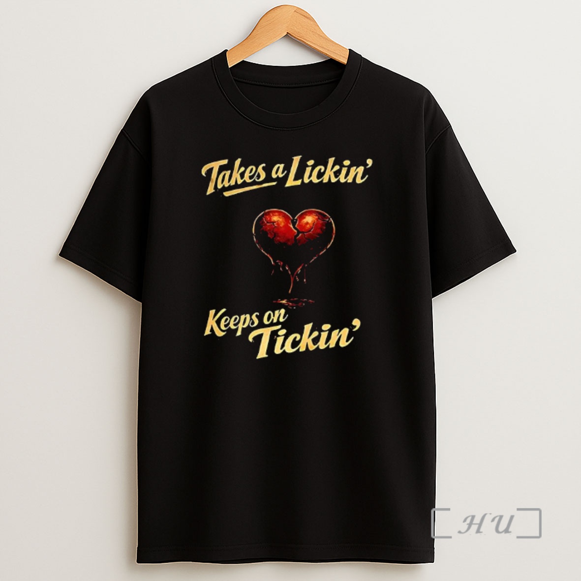 Officials Takes A Lickin Keeps On Tickin Heart Shirt Sweatshirt Tee