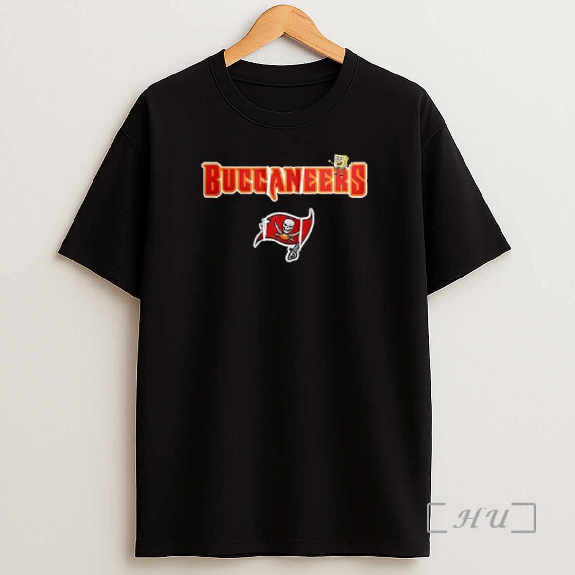 Officials Tampa Bay Buccaneers X Squarepants Movie Cartoon Double Sided Graphic Shirt Sweatshirt Tee
