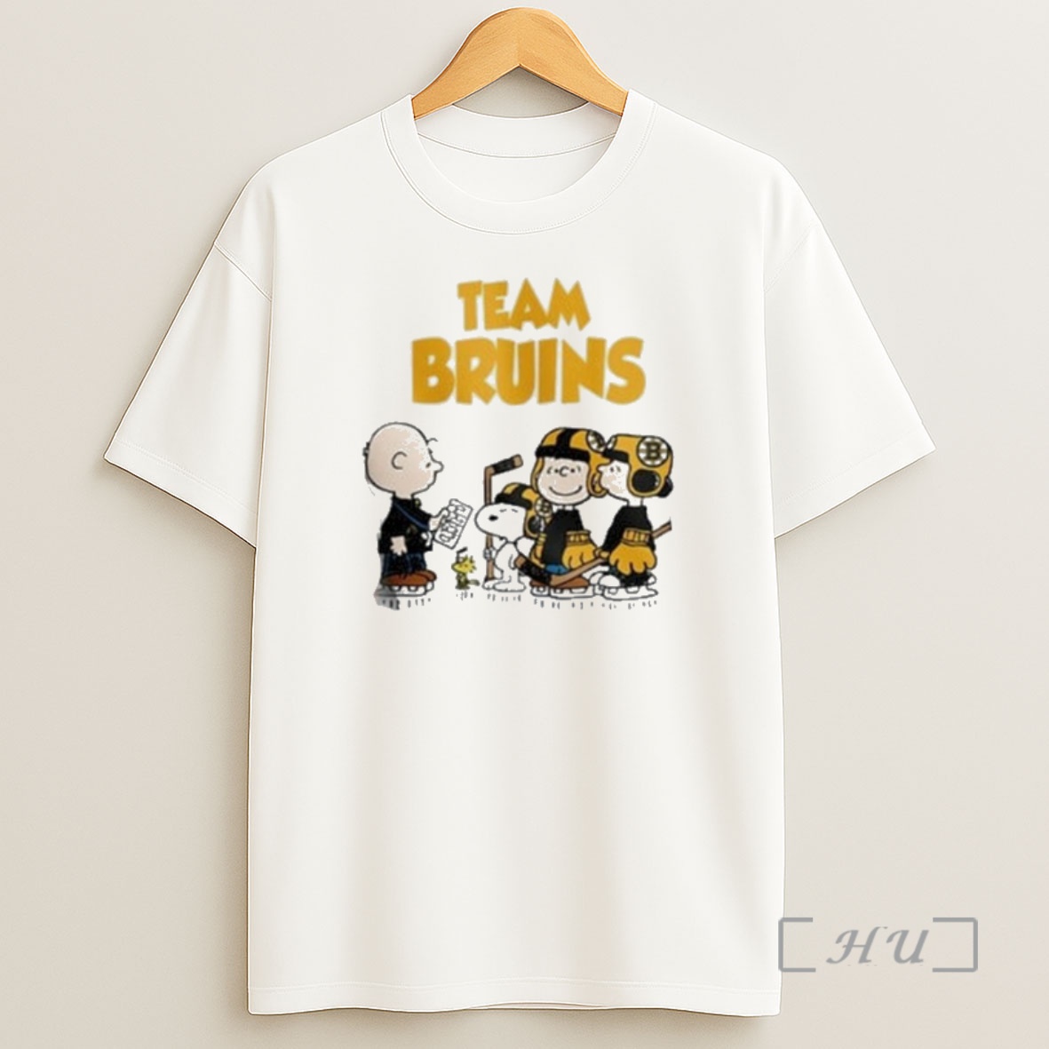 Officials Team Boston Bruins Peanuts Hockey Shirt Sweatshirt Tee