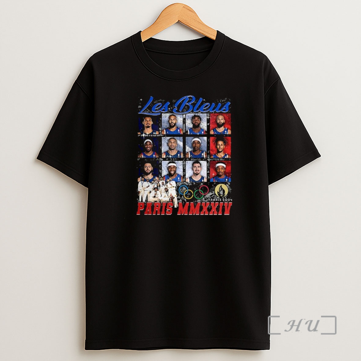 Officials Team France Basketball Olympic Paris Mmxxiv Les Bleus Shirt Sweatshirt Tee