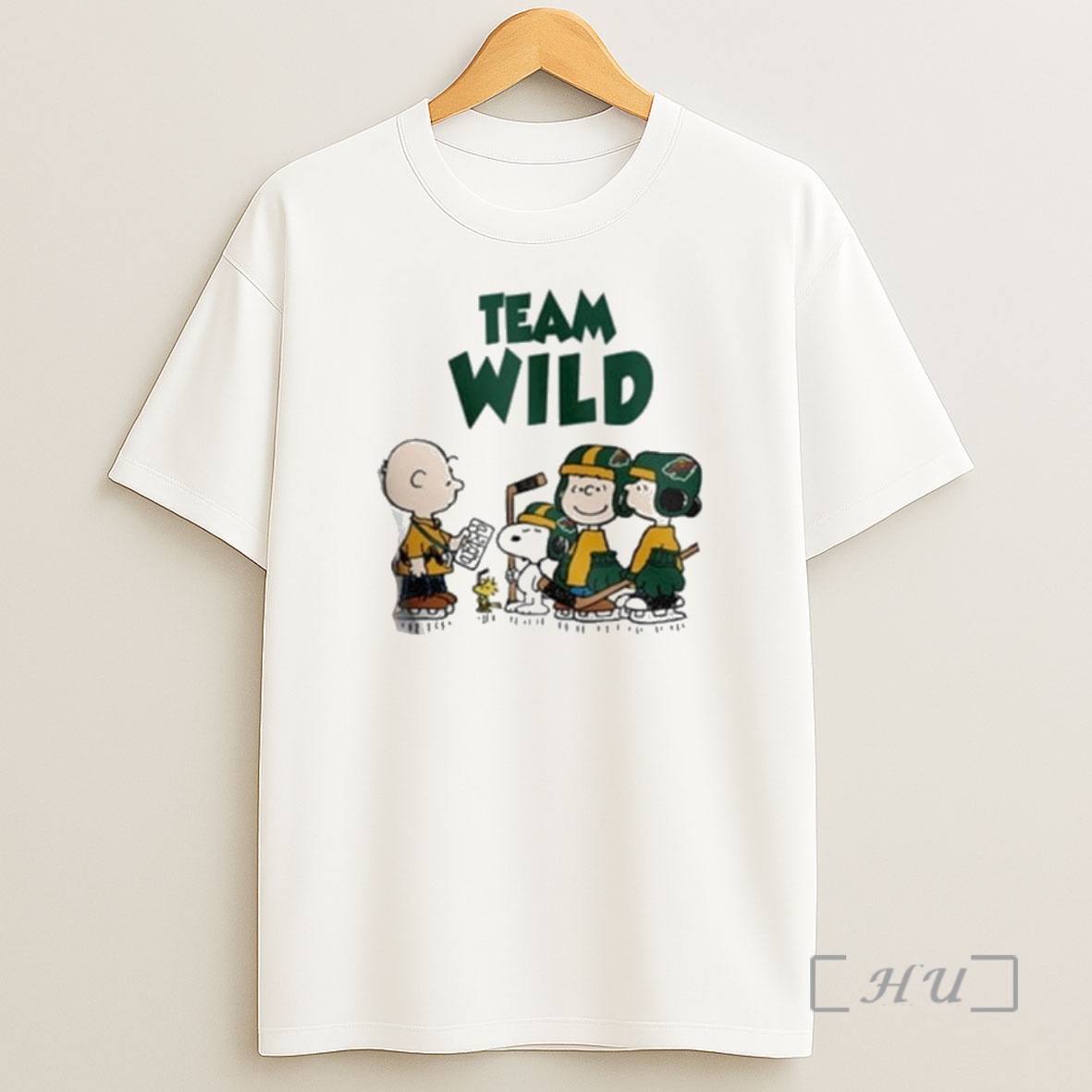 Officials Team Minnesota Wild Peanuts Hockey Shirt Sweatshirt Tee