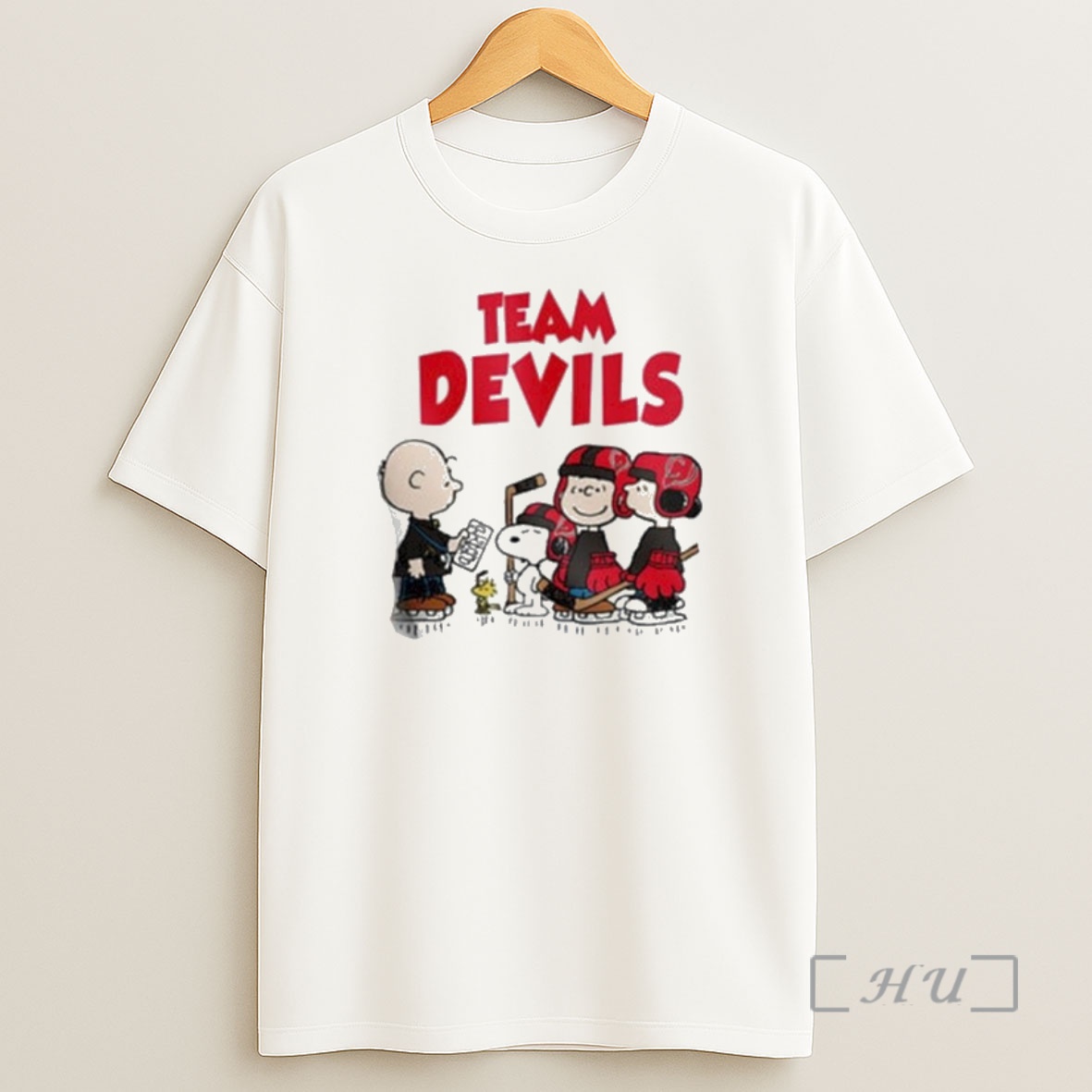 Officials Team New Jersey Devils Peanuts Hockey Shirt Sweatshirt Tee