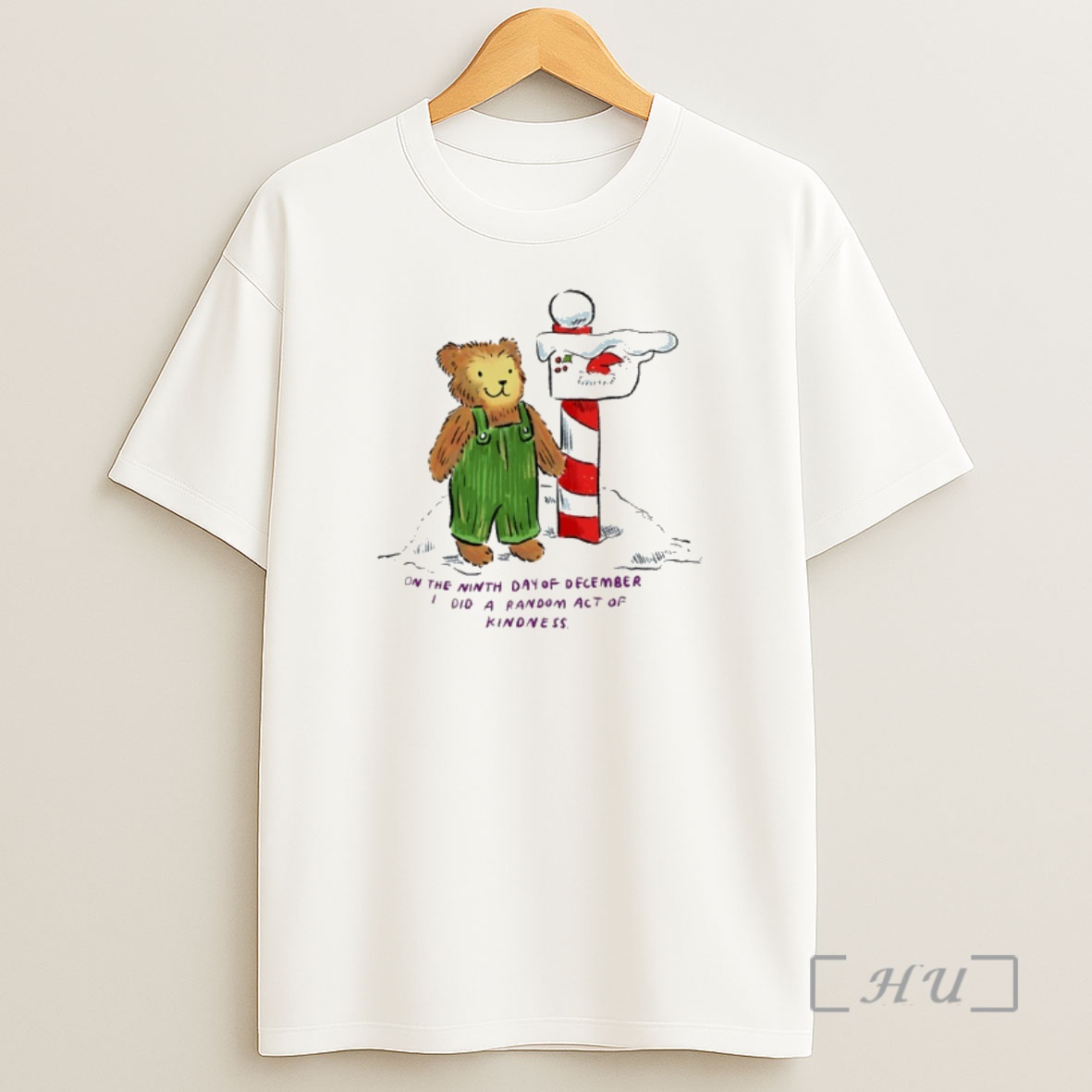 Officials Teddy Bear Brunch On The Ninth Day Of December I Did A Random Act Of Kindness Christmas Shirt Sweatshirt Tee