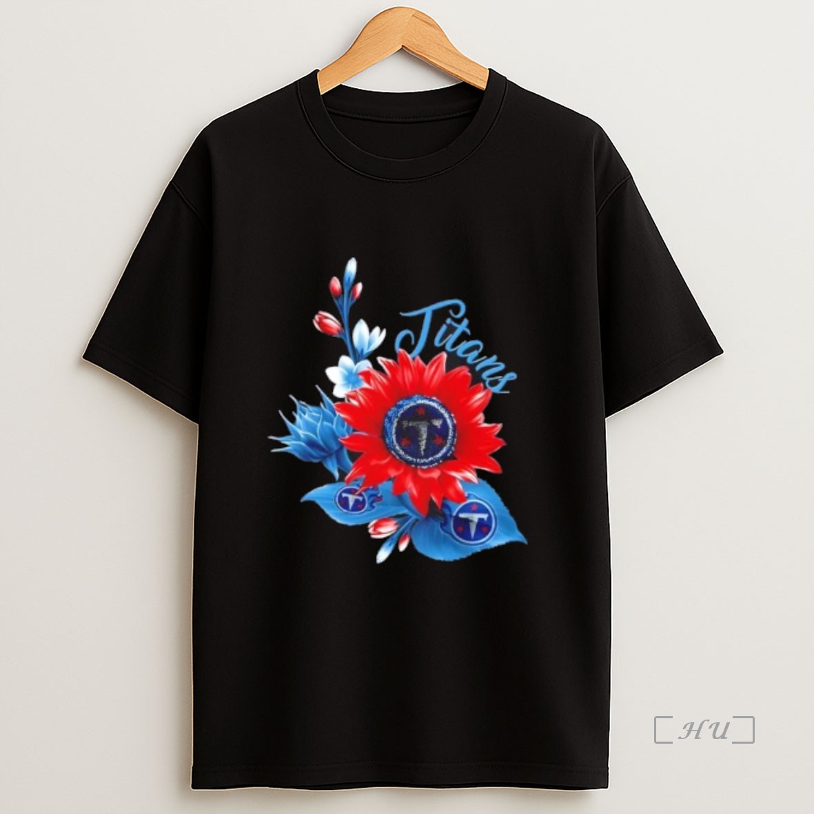 Officials Tennessee Titans Football X Sunflower Floral Premium Shirt Sweatshirt Tee