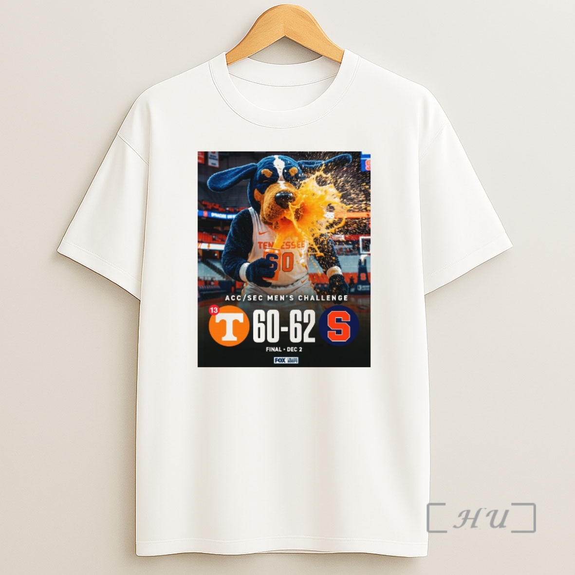 Officials Tennessee Volunteers Vs Syracuse Orange Acc Sec Mens Challenge Final Score 60 62 Dec 2 2025 Premium Shirt Sweatshirt Tee