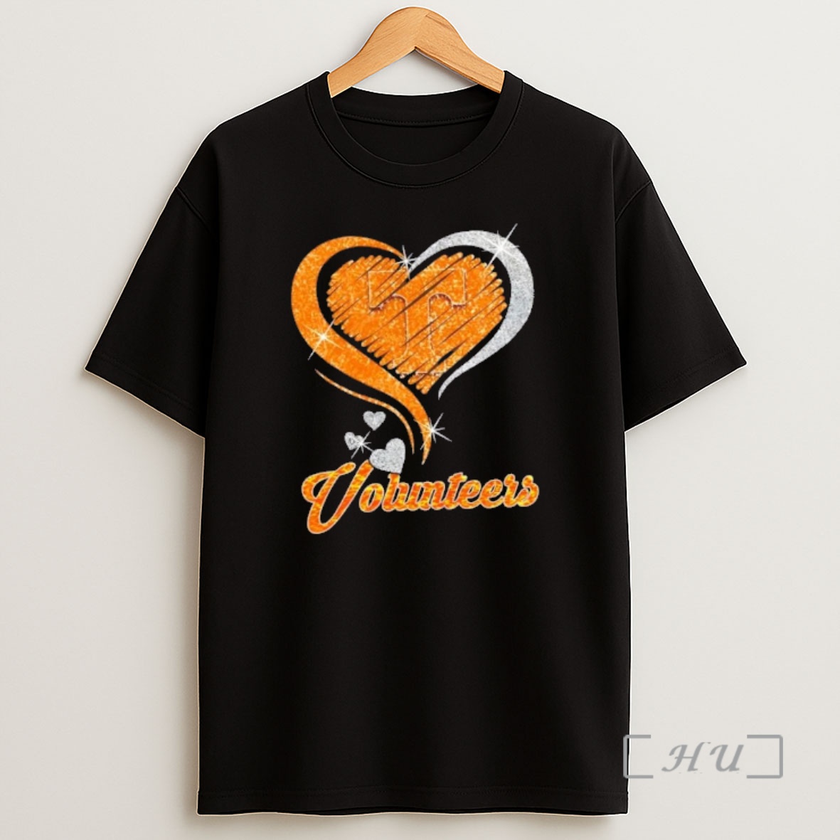 Officials Tennessee Volunteers Football In Glitter Heart Fans Shirt Sweatshirt Tee