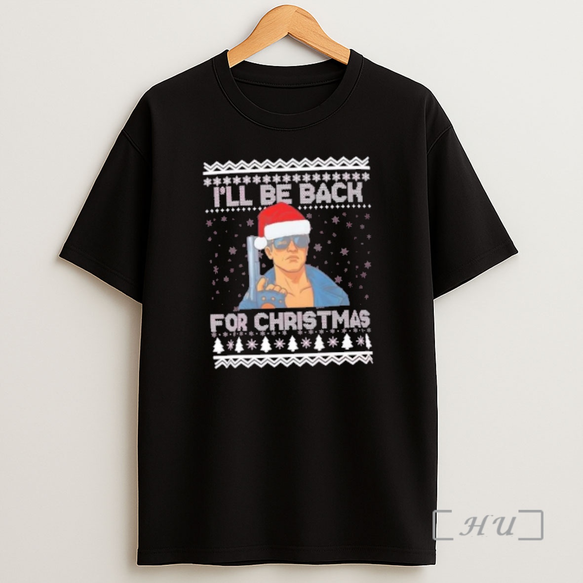 Officials Terminator Santa Christmas Action Movie Premium Shirt Sweatshirt Tee