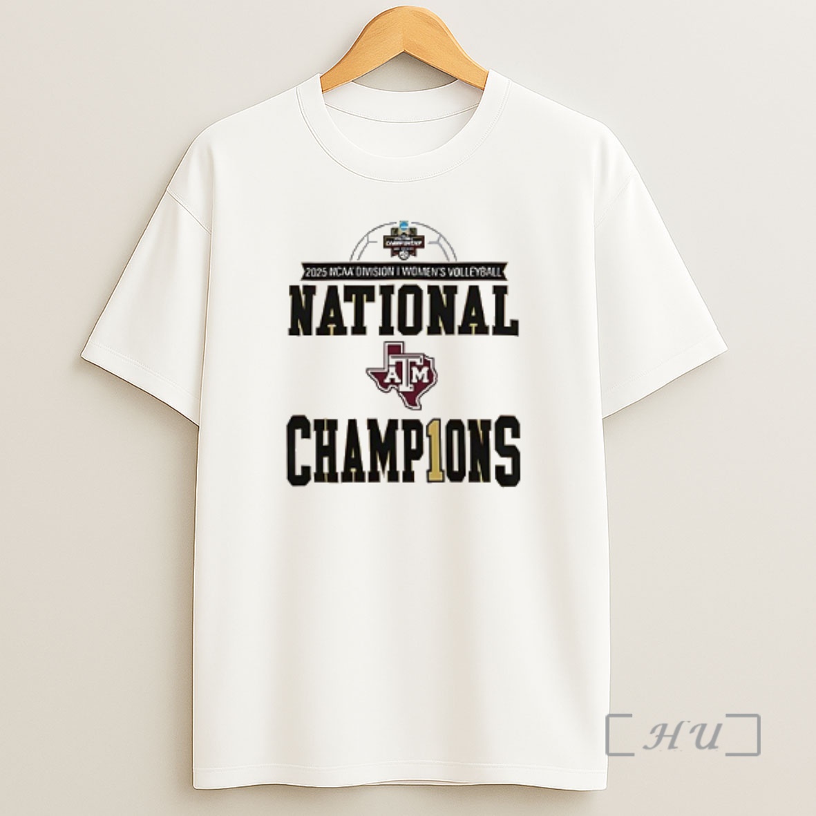 Officials Texas A And M Aggies 2025 National Champions Womens Volleyball Logo Double Sided Graphic Shirt Sweatshirt Tee