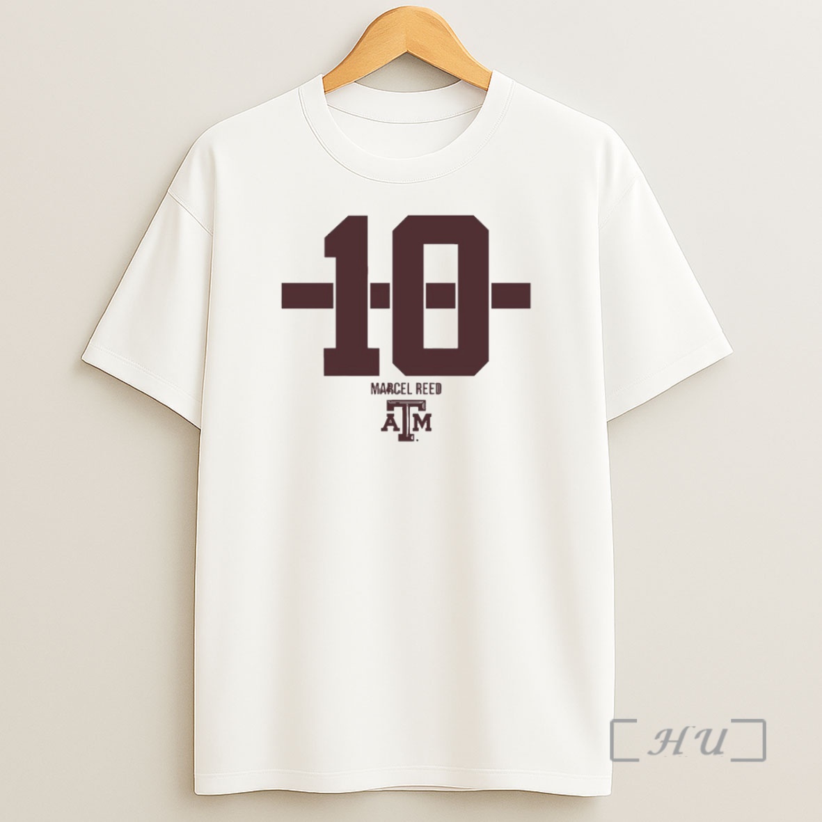 Officials Texas A And M Aggies Football Marcel Reed 10 Stripe Circle Shirt Sweatshirt Tee