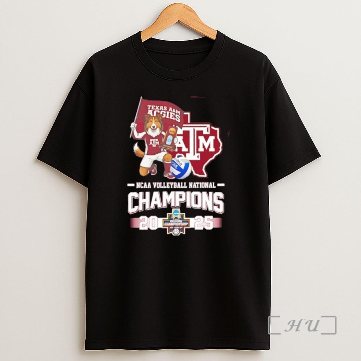 Officials Texas Am Aggies 2025 Volleyball National Champions Mascot Flag Shirt Sweatshirt Tee