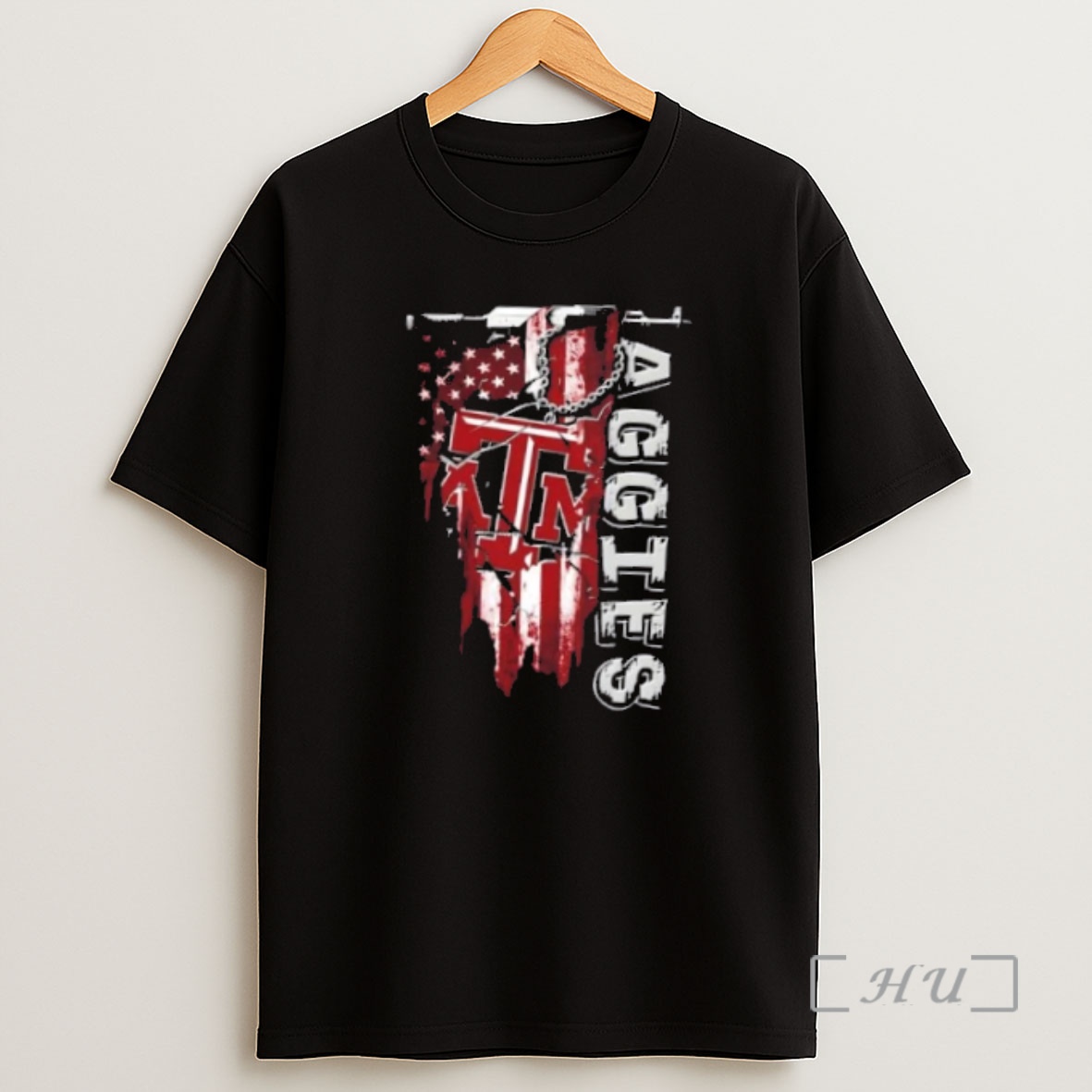 Officials Texas Am Aggies Football Battle Shattered Usa Flag Rip Design Shirt Sweatshirt Tee
