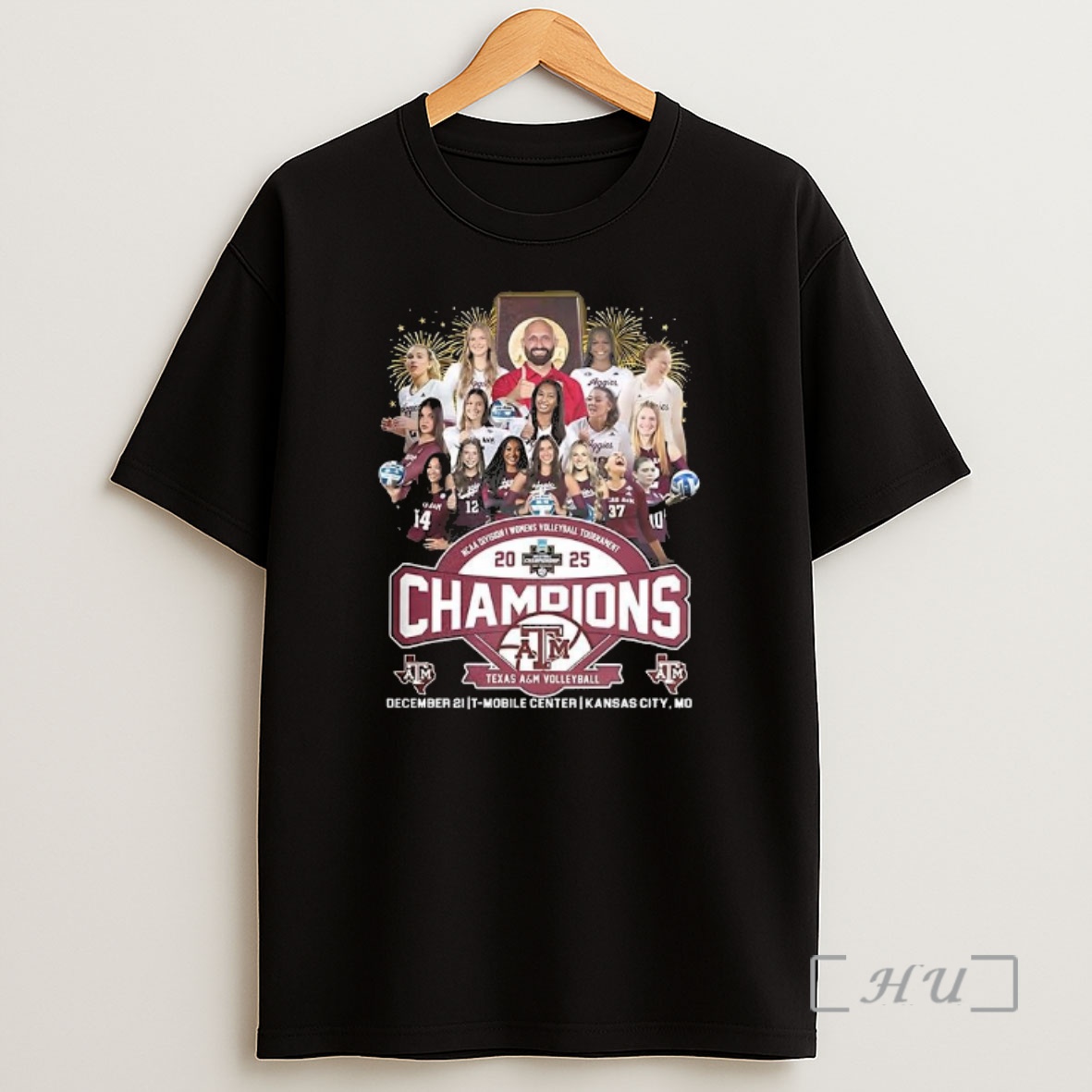 Officials Texas Am Aggies Ncaa Womens Volleyball Tournament National Champions 2025 Player Shirt Sweatshirt Tee