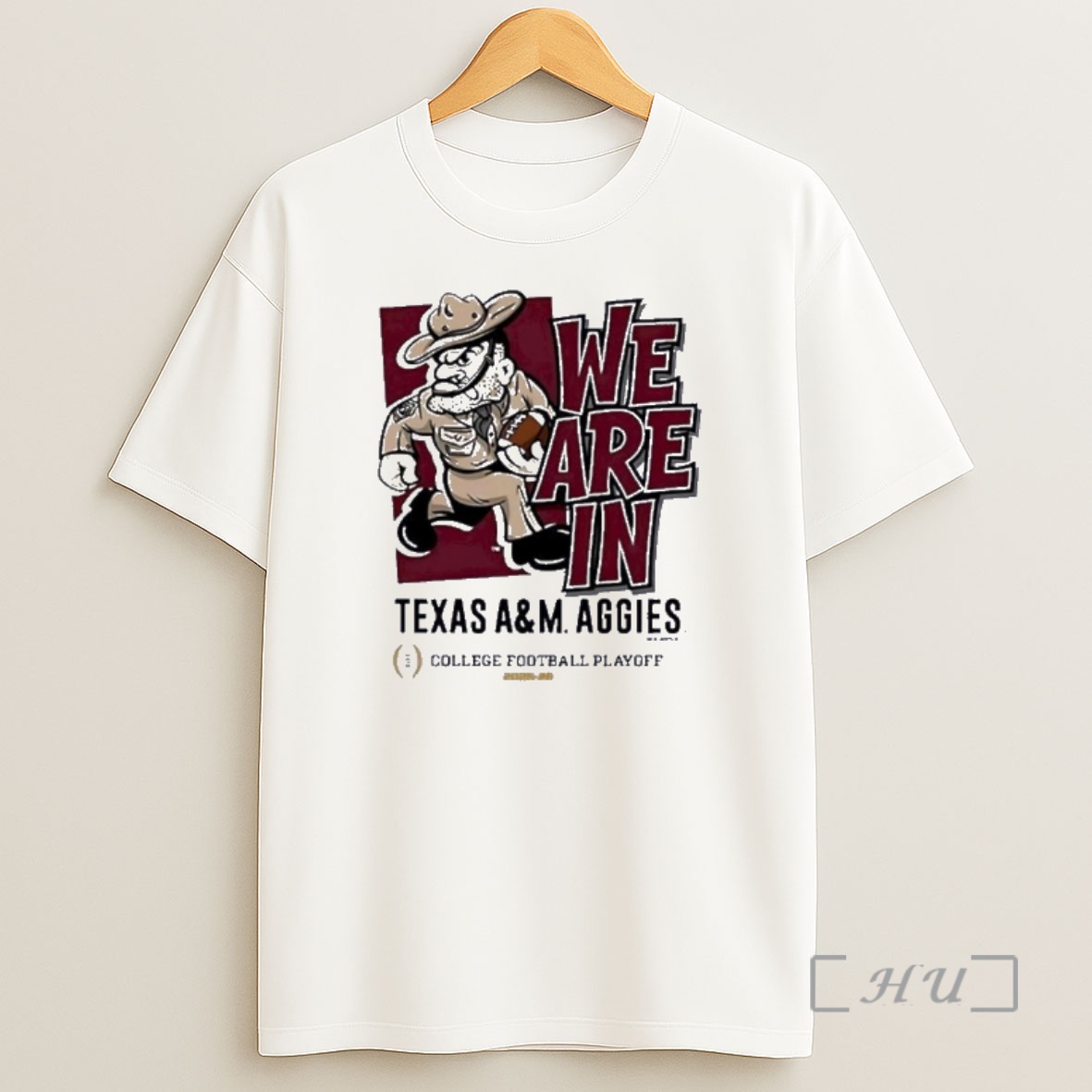 Officials Texas Am Aggies We Are In 2025 Cfp Bound Mascot Shirt Sweatshirt Tee