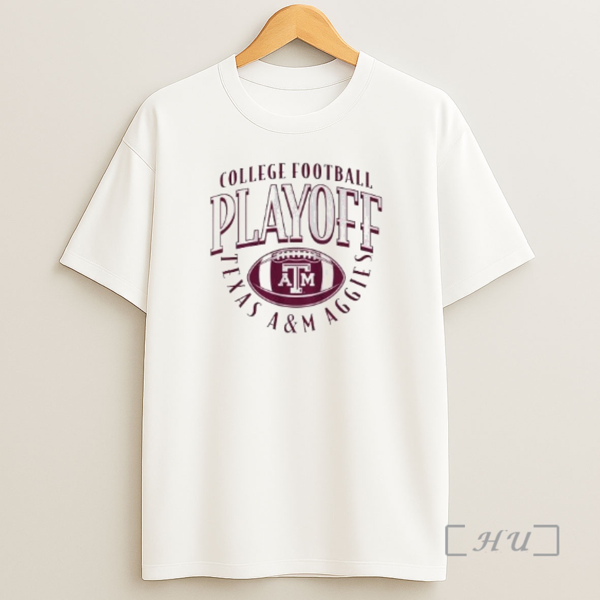 Officials Texas Am Aggies Football 2025 Cfp Curve Circle White Shirt Sweatshirt Tee