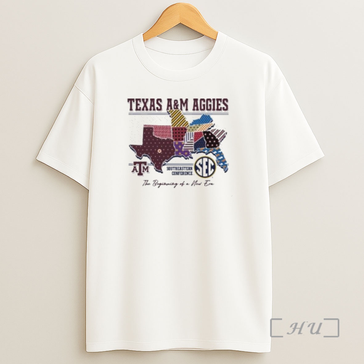 Officials Texas Am Aggies Southeastern Conference The Beginning Of A New Era Circle White Shirt Sweatshirt Tee