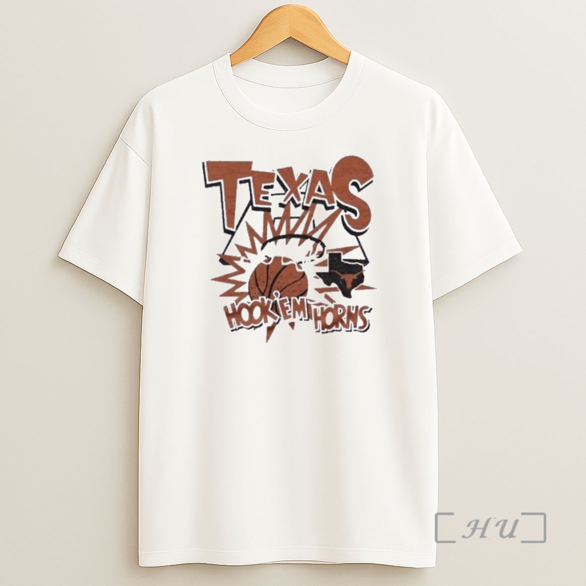 Officials Texas Basketball Slam Hook Em Horns Premium Shirt Sweatshirt Tee