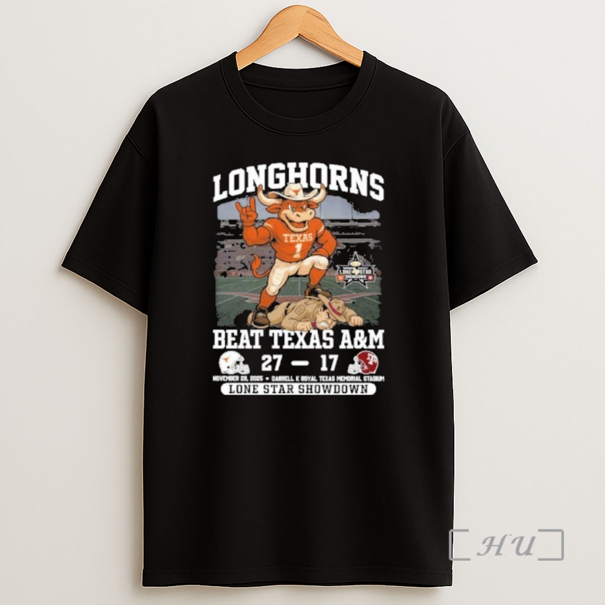 Officials Texas Beat Texas Am 27 17 Lone Star Showdown 2025 Premium Shirt Sweatshirt Tee