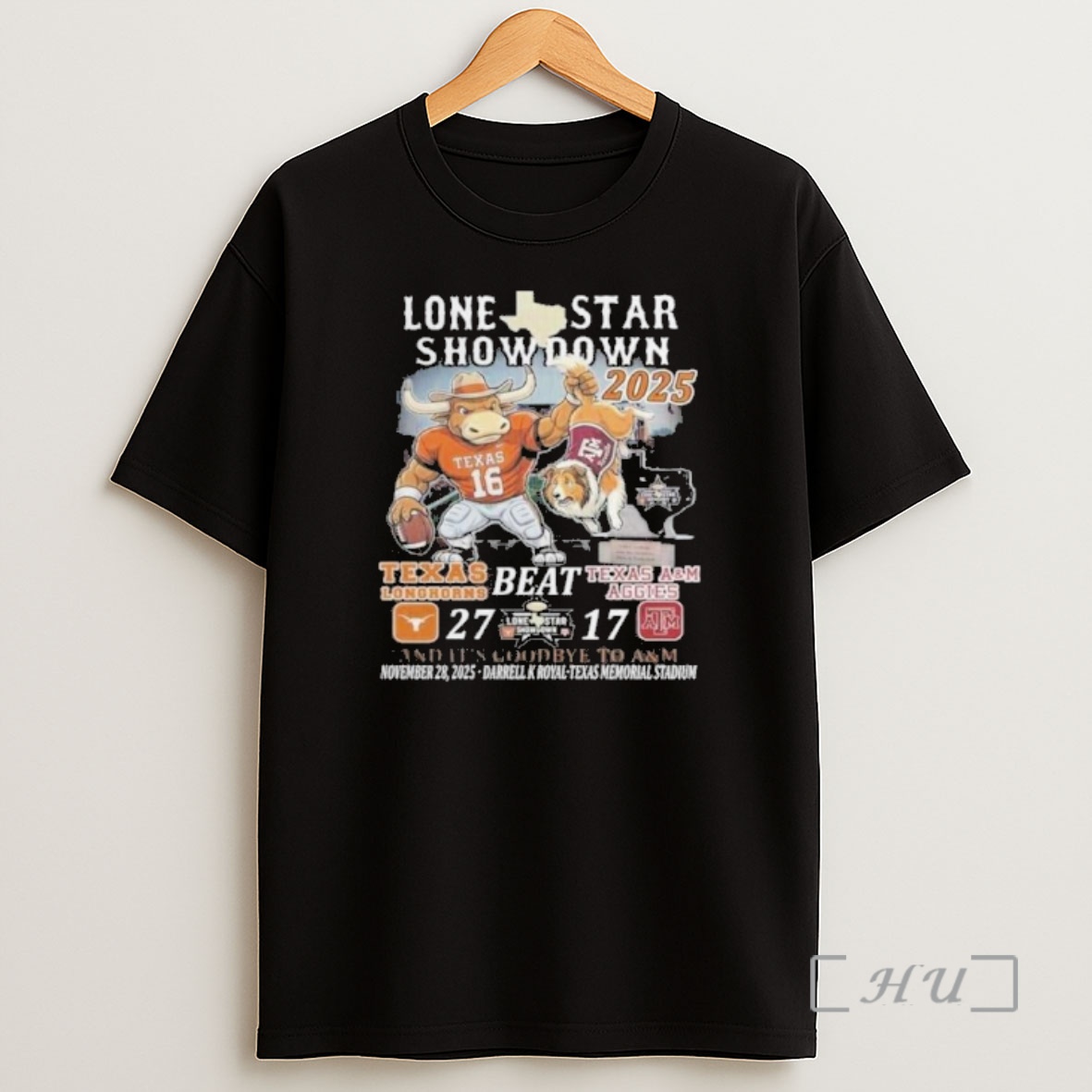 Officials Texas Longhorns Mascot Beat Aggies 2025 Lone Star Showdown Premium Shirt Sweatshirt Tee