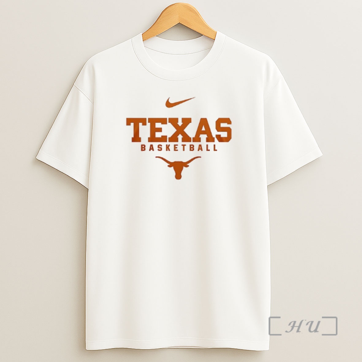 Officials Texas Longhorns Hook Em Horns Mascot Double Sided Graphic Shirt Sweatshirt Tee