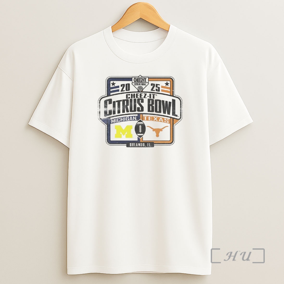 Officials Texas Longhorns Vs Michigan Cheez It Bowl Game Dueling Premium Shirt Sweatshirt Tee