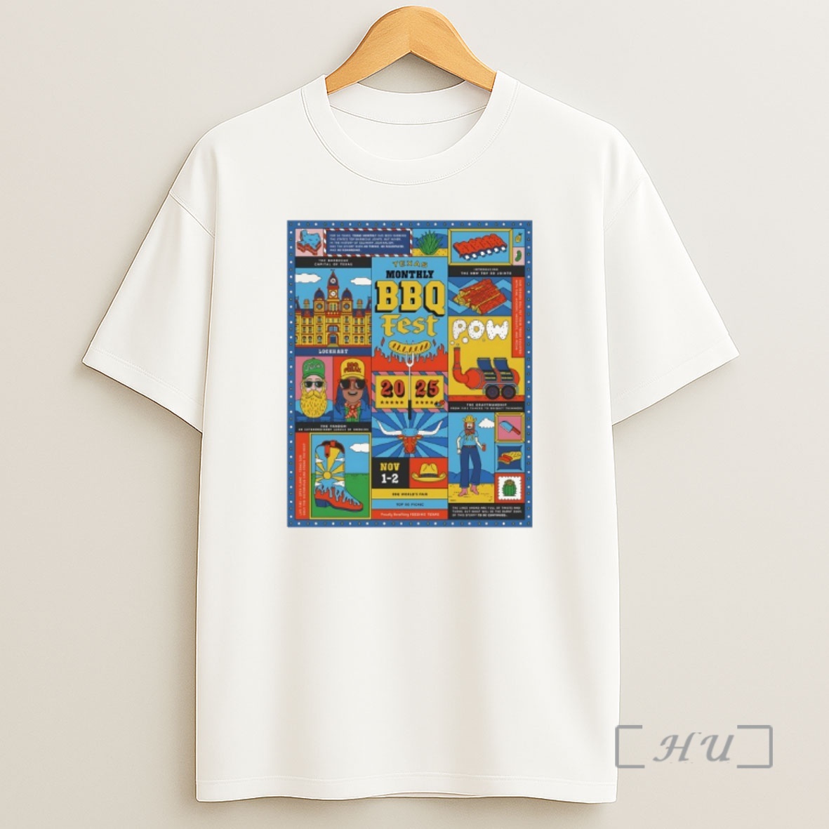 Officials Texas Monthly Bbq Fest 2025 Premium Shirt Sweatshirt Tee