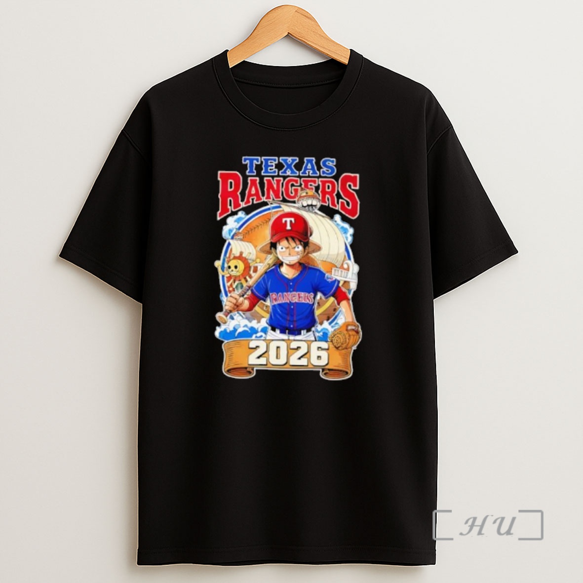 Officials Texas Rangers One Piece 2026 Luffy Shirt Sweatshirt Tee
