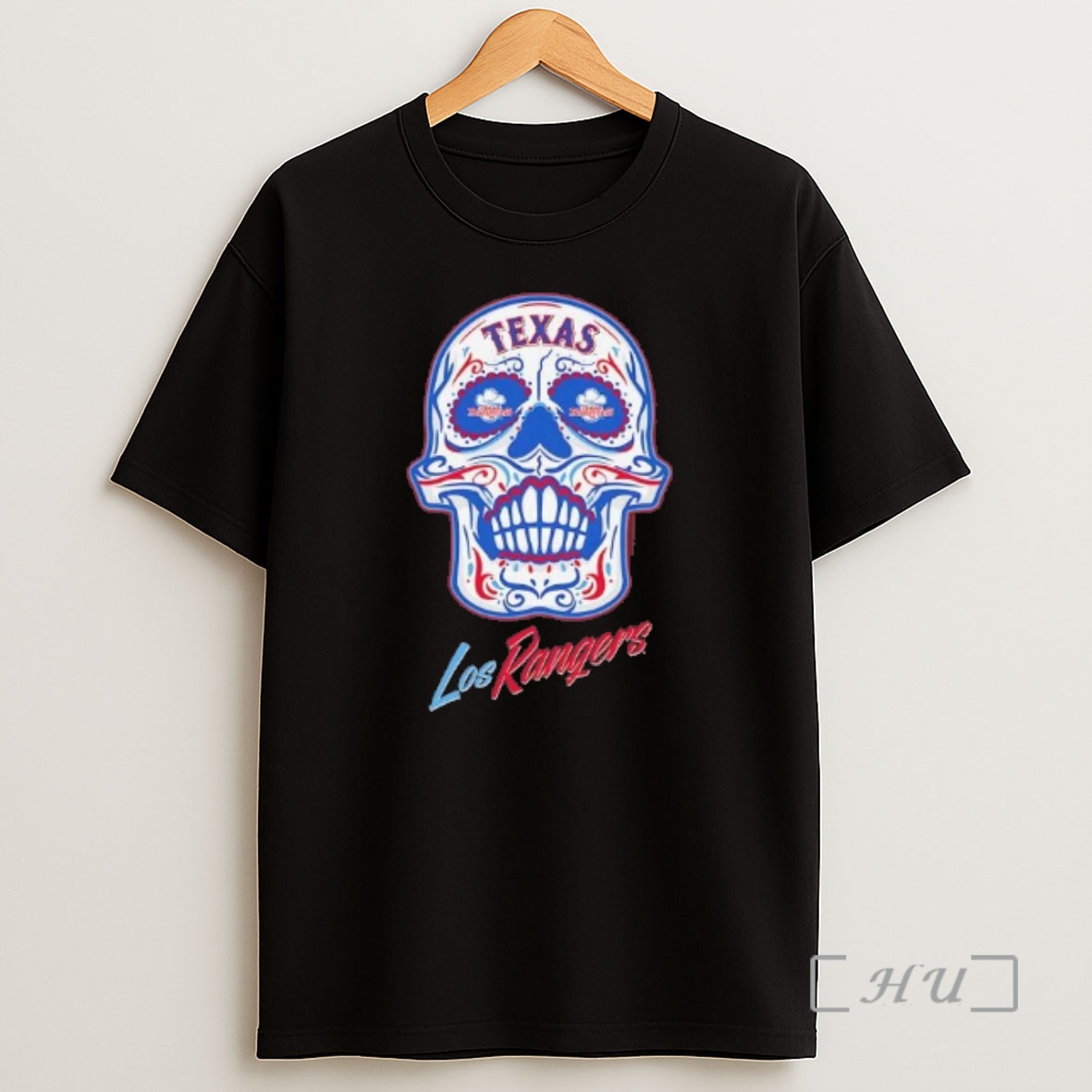 Officials Texas Rangers Sugar Skull Los Rangers Shirt Sweatshirt Tee